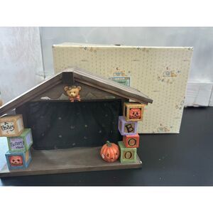1995 Cherished Teddies "Beary Scary Halloween House" #152382